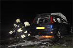 Prio 1 Brand Wegvervoer Auto Mienskerwei Eastermar